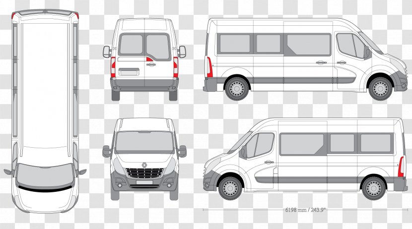 Renault Master Car Van Vehicle - Trafic Transparent PNG