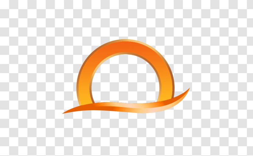 Circle Font - Orange - Plain Transparent PNG