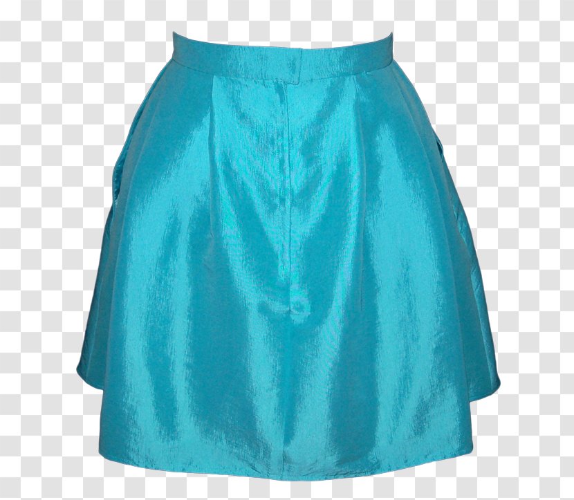 Waist Satin Dress - Turquoise - Aqua Transparent PNG