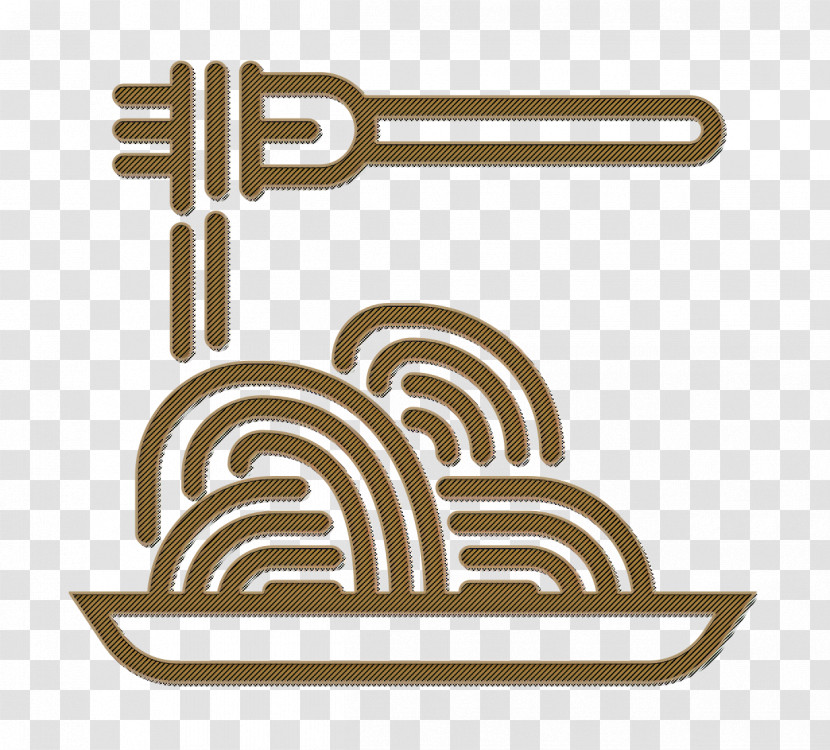 Pasta Icon Gastronomy Icon Spaguetti Icon Transparent PNG