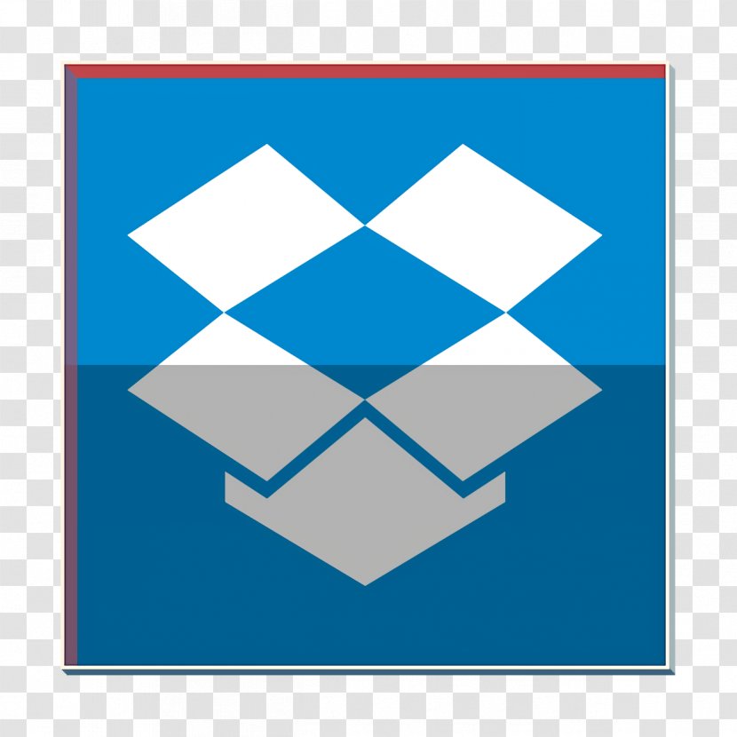 Dropbox Icon - Turquoise - Rectangle Logo Transparent PNG