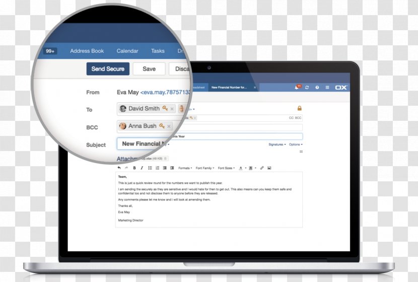Computer Program Open-Xchange Email Organization - Brand Transparent PNG