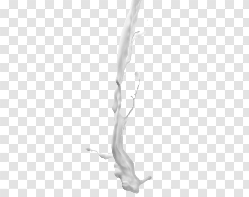Milk White Drink Download - Monochrome - Sprayed And Water Droplets Transparent PNG
