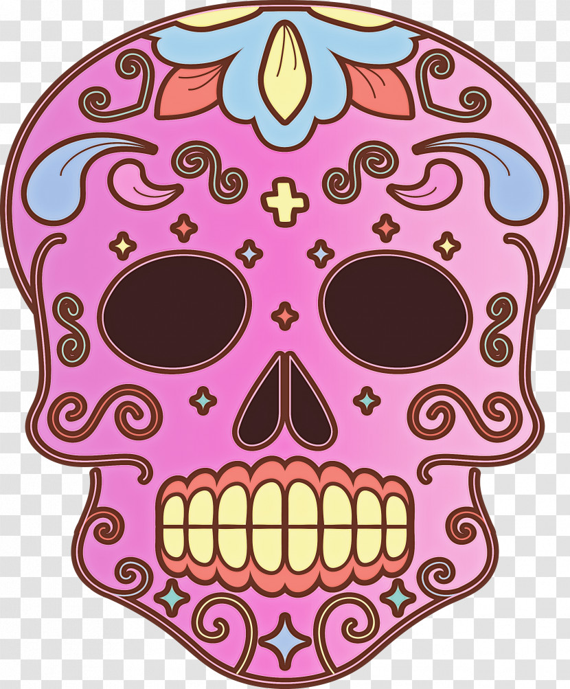 Day Of The Dead Día De Muertos Skull Transparent PNG