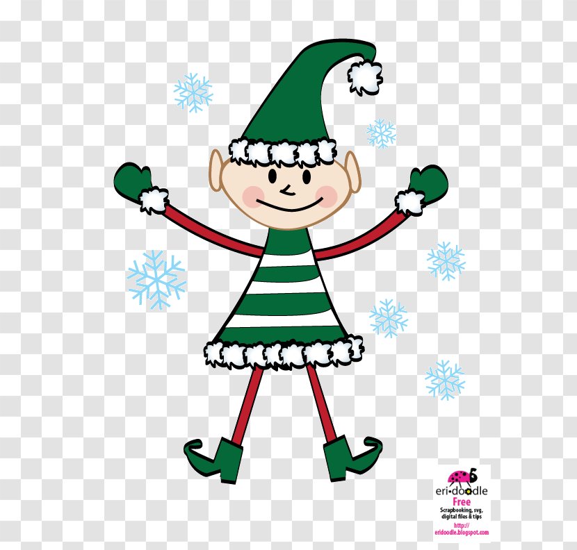 Christmas Tree Santa Claus Elf Clip Art - Free Pictures Transparent PNG