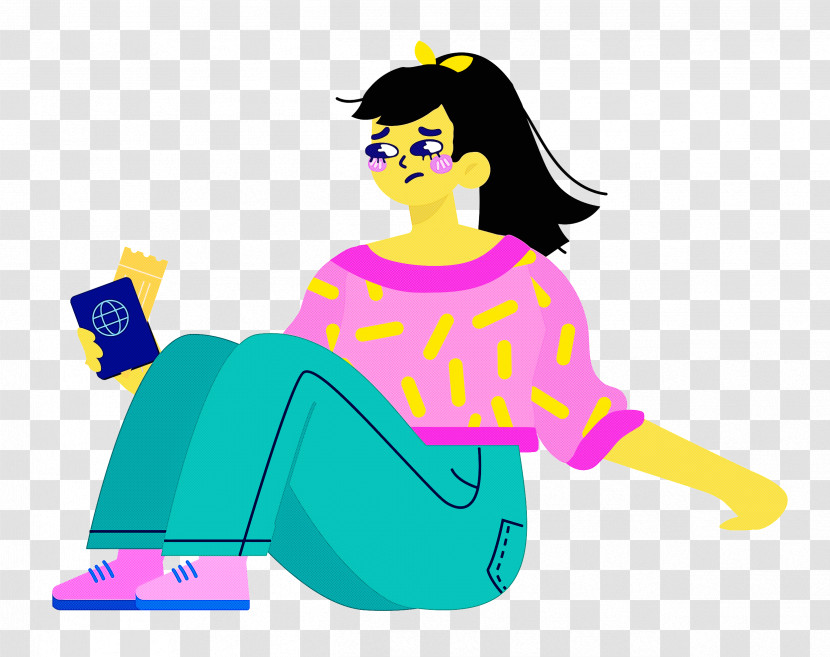 Sitting Sitting On Floor Transparent PNG