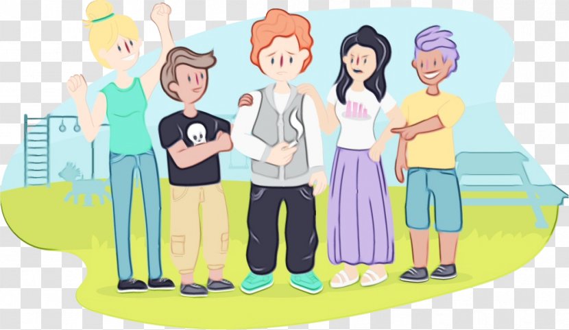 Group Of People Background - Conversation - Team Art Transparent PNG