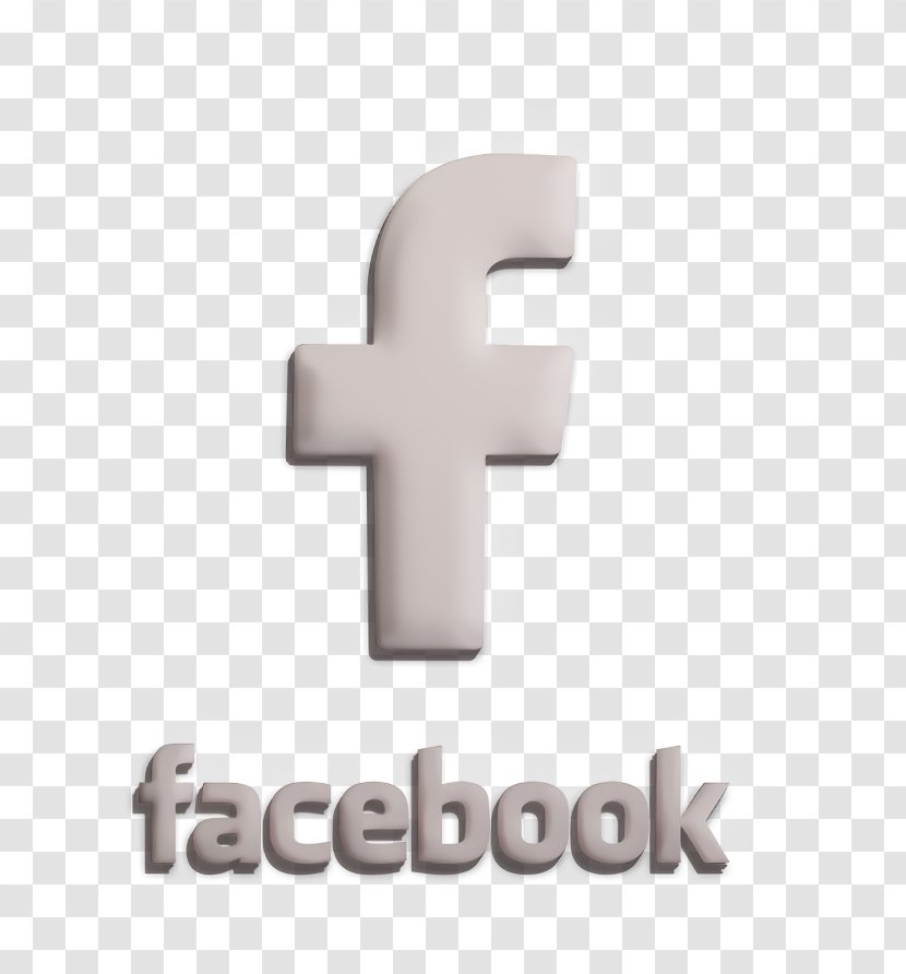 Facebook Icon Logo Fb - Silver Symbol Transparent PNG