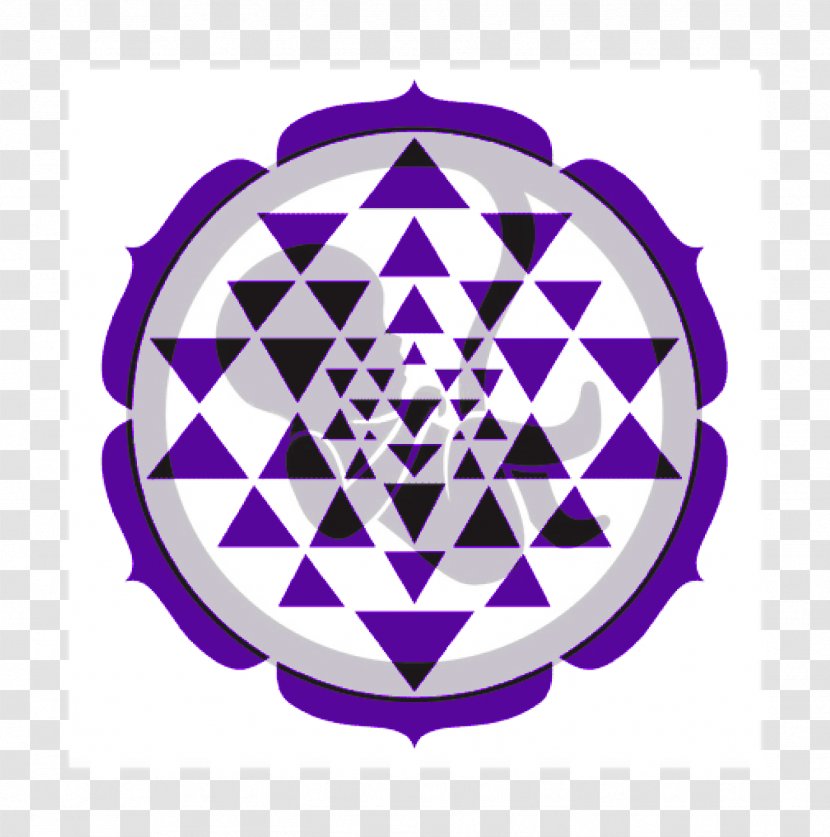 Sri Yantra Sacred Geometry Mandala - Fish Transparent PNG