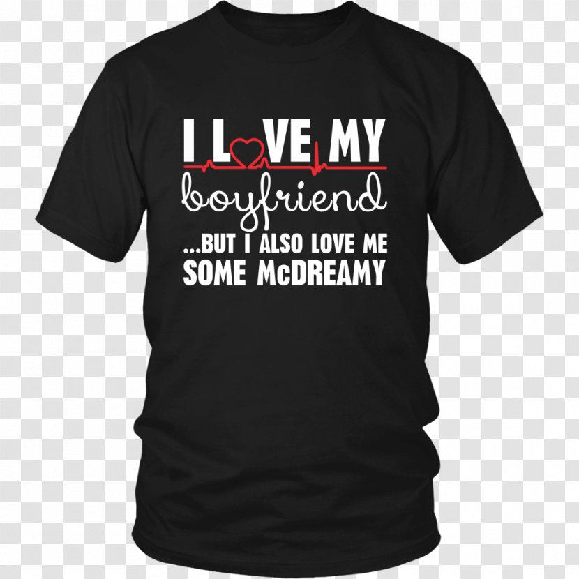 T-shirt Sleeve Clothing Bluza - Logo - I Love My Boyfriend Transparent PNG