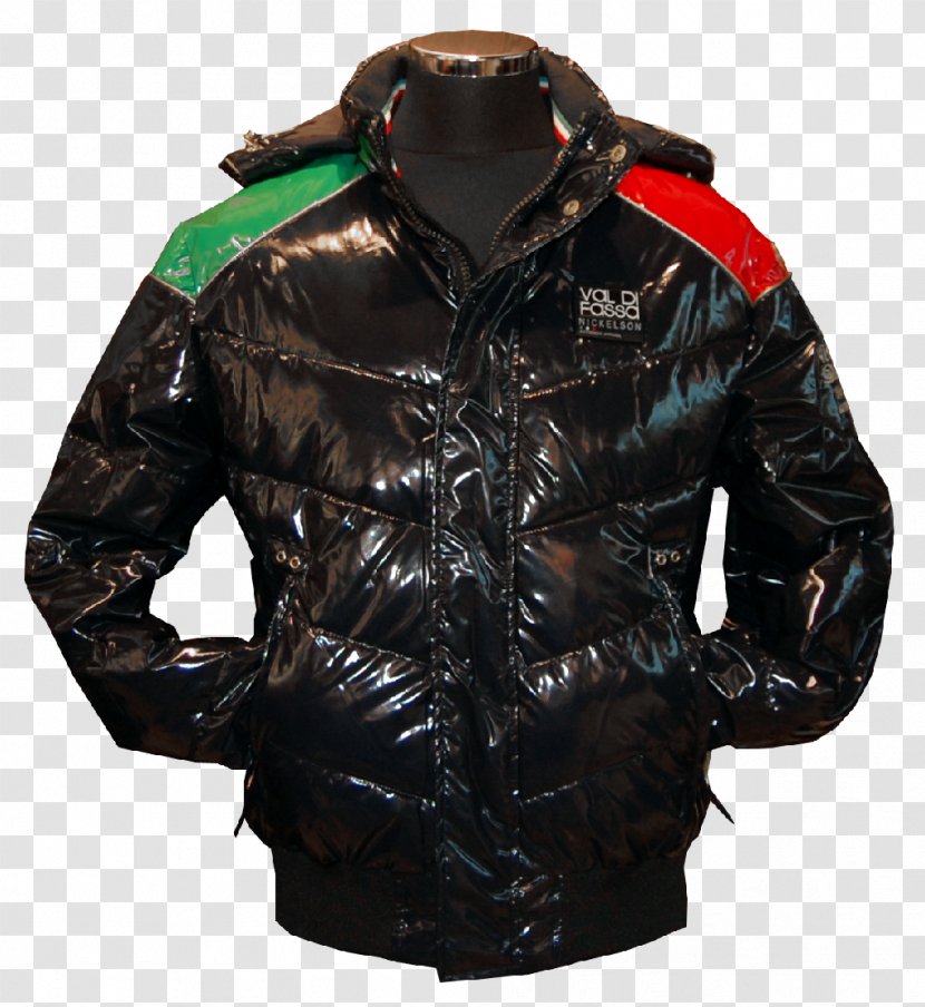 Leather Jacket Outerwear Hood Transparent PNG