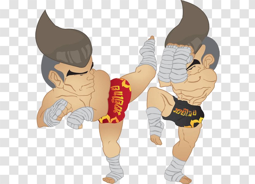 Muay Thai Boxing Combat Martial Arts Kick - Child - A Man In The Face Of Duel Transparent PNG