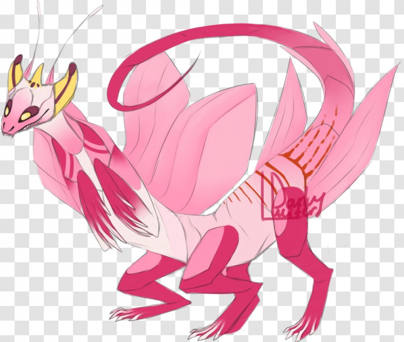 Dragon Art Drawing Orchid Mantis - Cartoon Transparent PNG