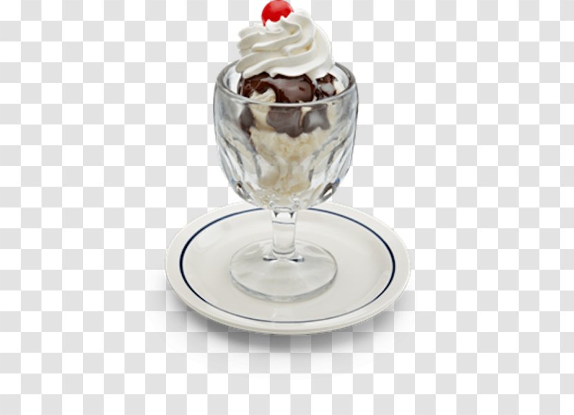 Sundae Ice Cream Cones Fudge Chocolate - Pudding Transparent PNG