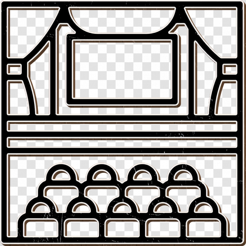 Theater Icon Stage Icon Meeting Icon Transparent PNG