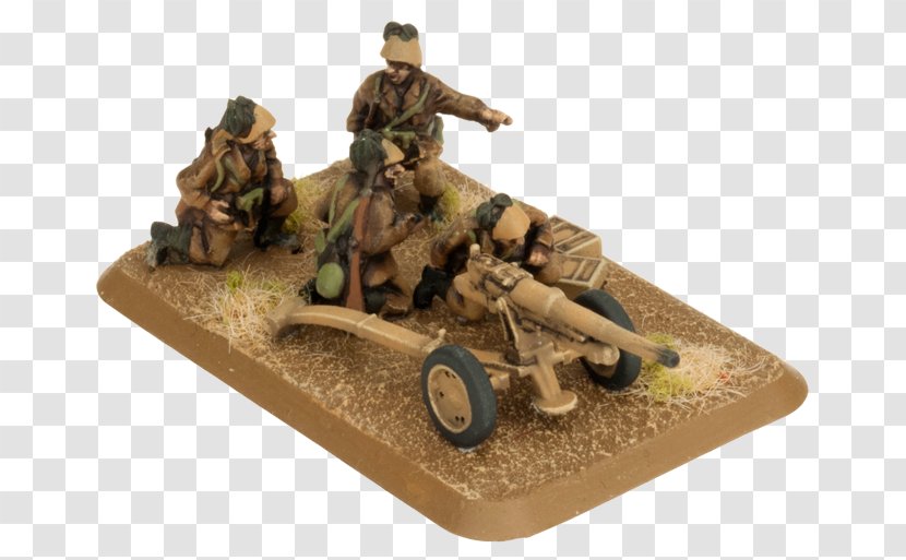 Infantry Anti-tank Gun Flames Of War Warfare - Platoon - Afrika Korps Transparent PNG