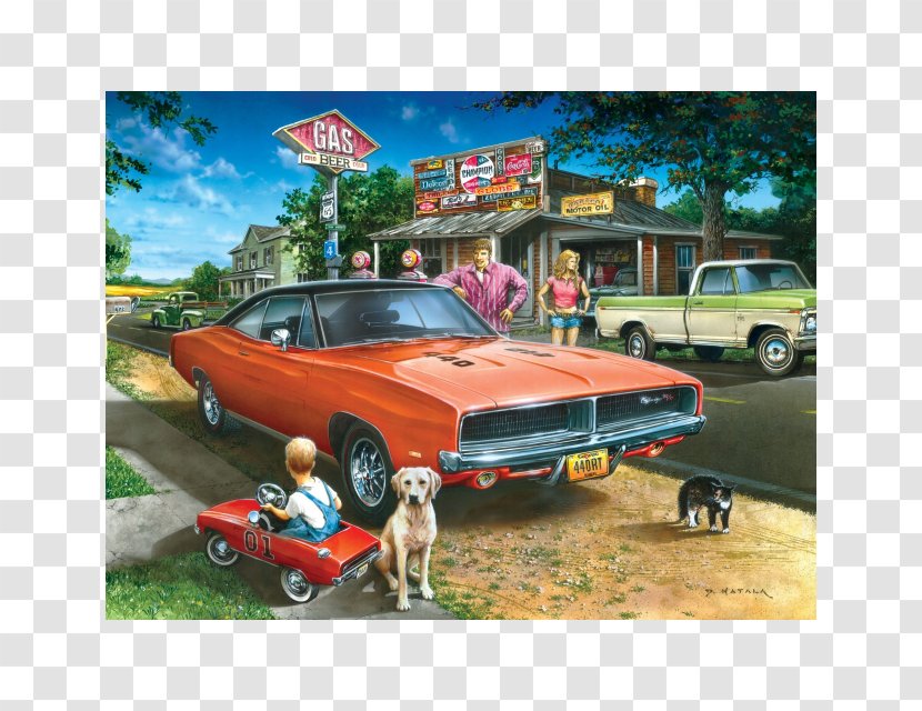 Jigsaw Puzzles Car United States Painting Transparent PNG