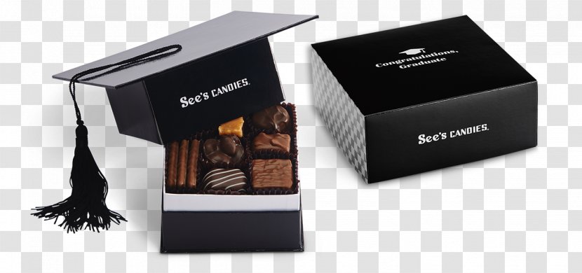 Graduation Ceremony See's Candies Gift Square Academic Cap Chocolate - Candy - Giving Gifts. Transparent PNG