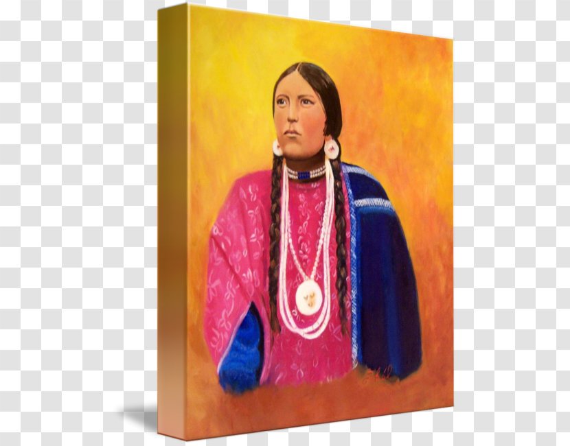 Acrylic Paint Modern Art Portrait Resin - Lakota Transparent PNG