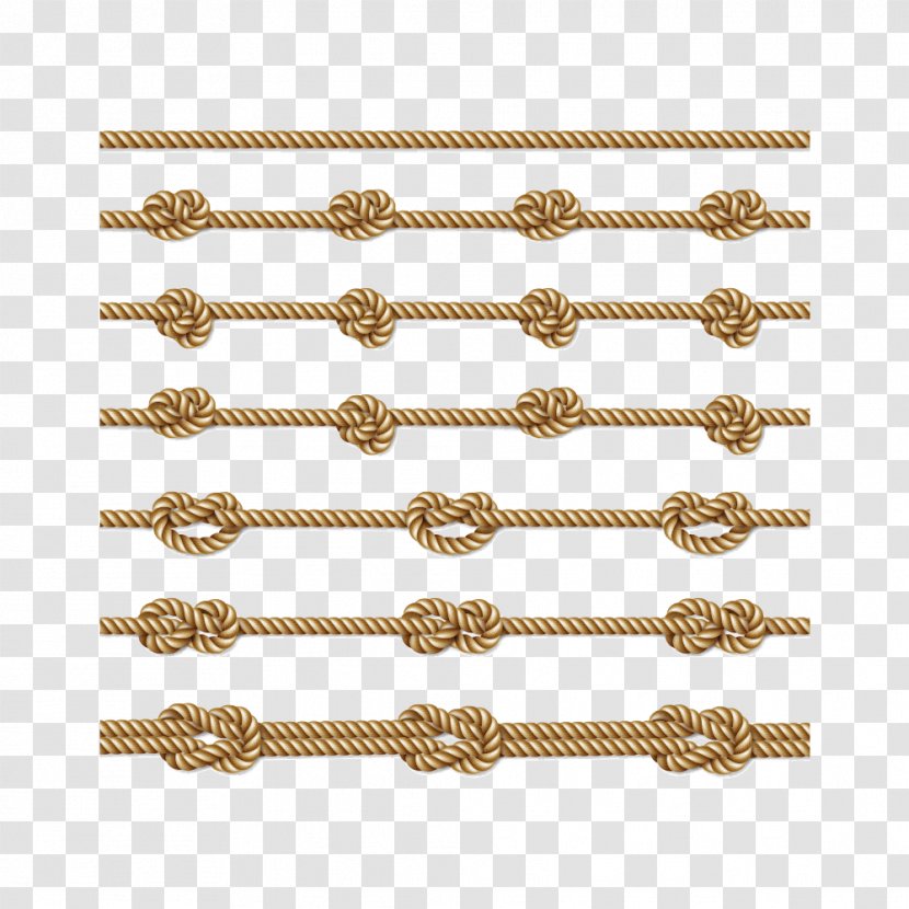 Wire Rope Knot Illustration - Metal - Knotted Transparent PNG