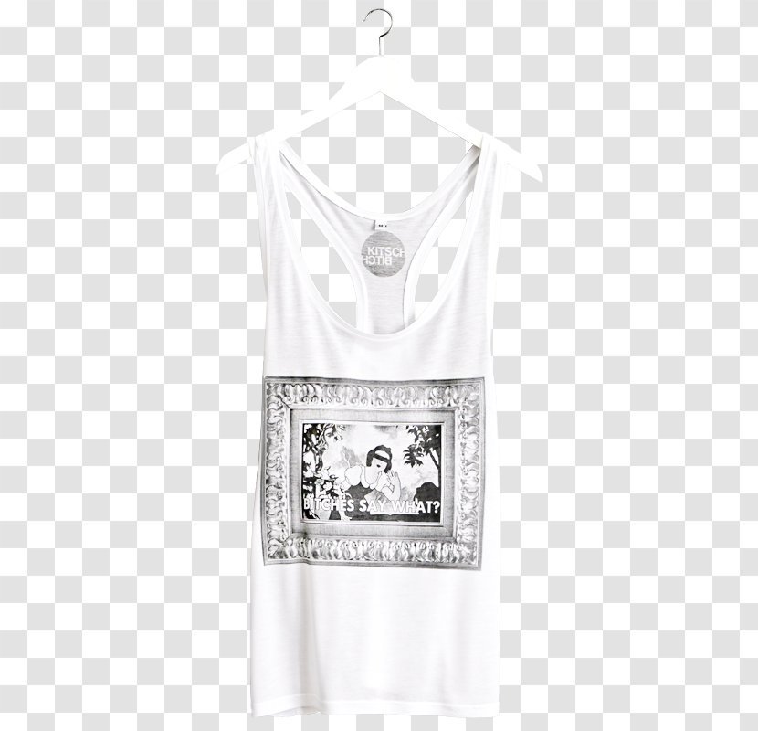 Sleeve T-shirt Neck Font - White Transparent PNG