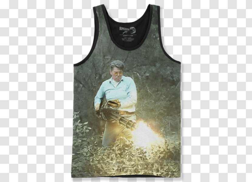 T-shirt President Of The United States Chain Gun - Tree Transparent PNG
