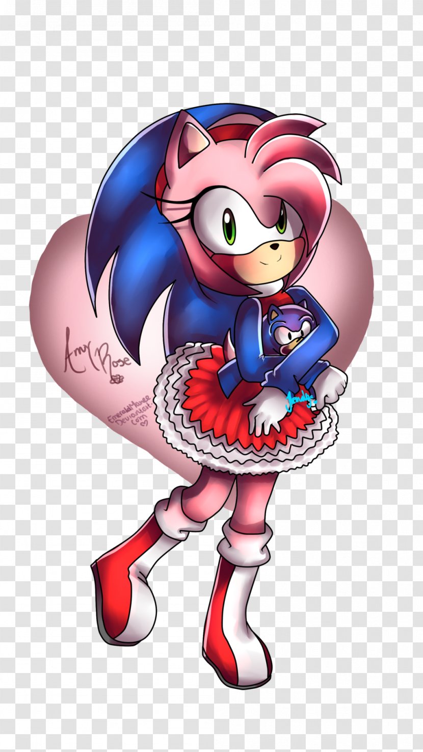 Sonic The Hedgehog Amy Rose Drawing Character Sega - Flower Transparent PNG