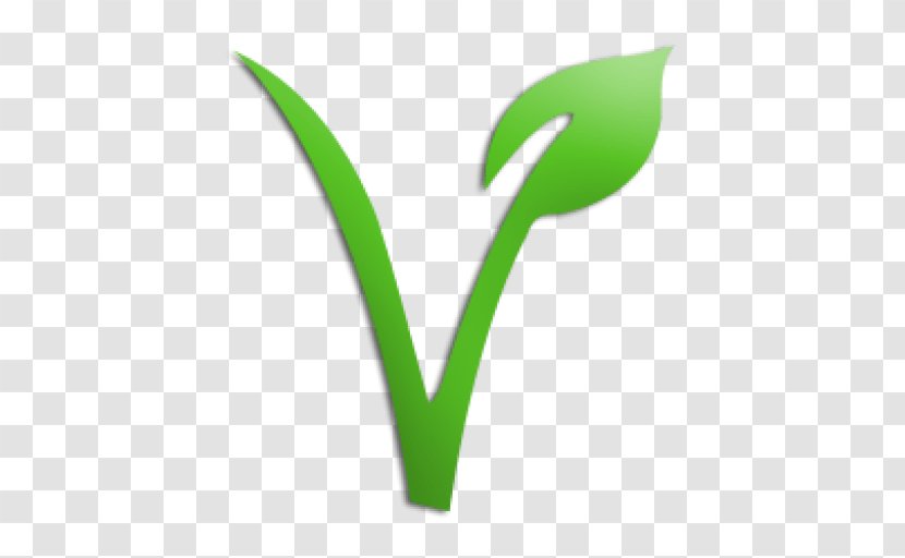 Green Leaf Plant Logo Flower - Stem Symbol Transparent PNG