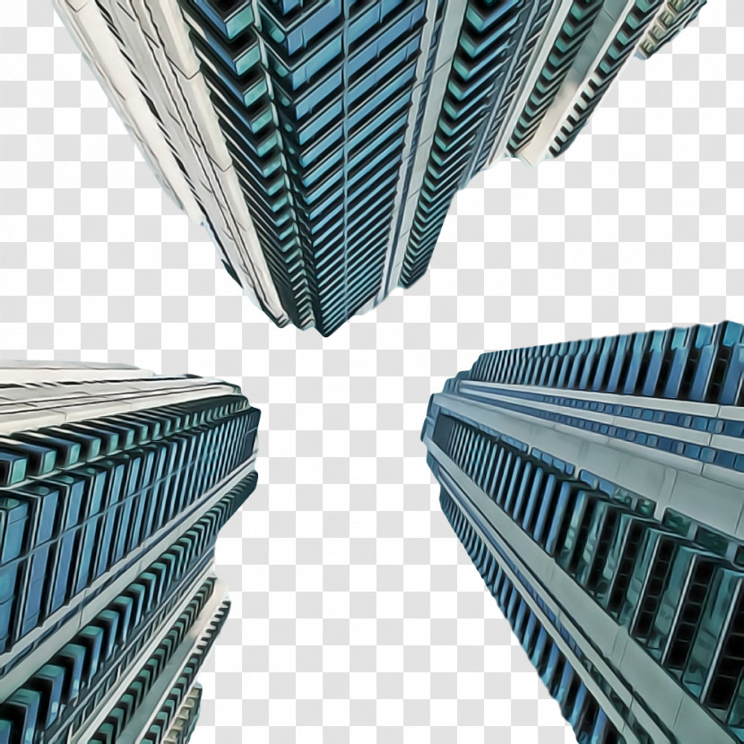 Skyscraper Architecture Commercial Building Tower Block Line Transparent PNG