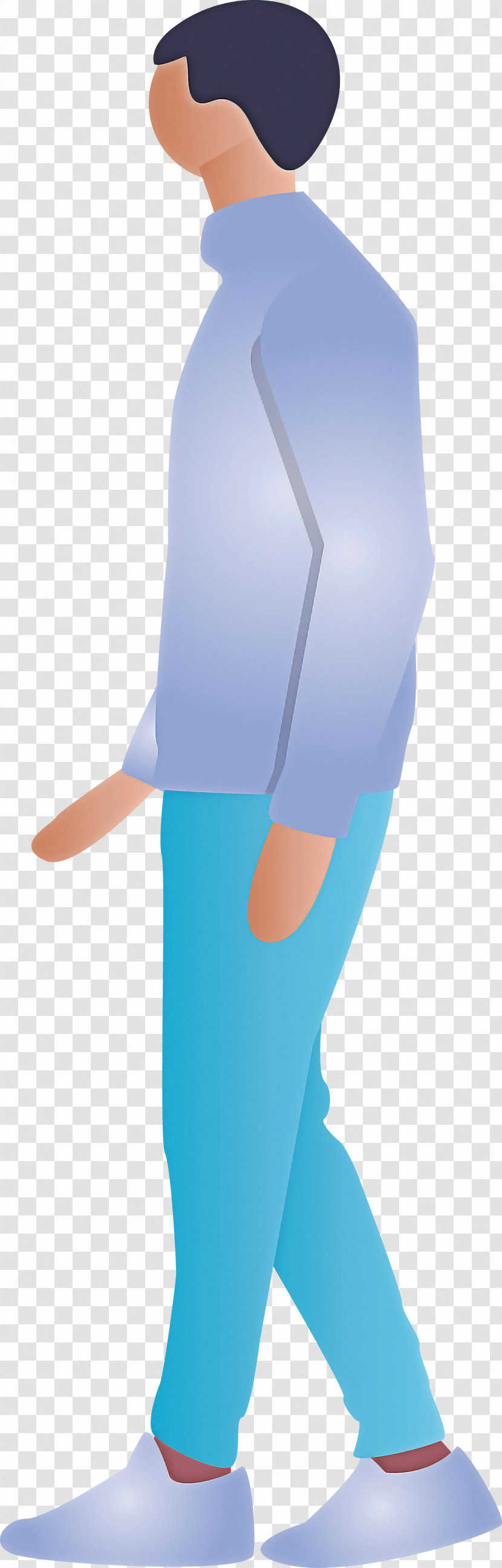 Turquoise Leg Transparent PNG