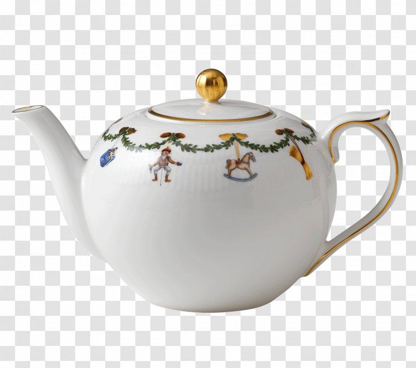 Copenhagen Teapot Christmas Kettle Saucer - Mug Transparent PNG