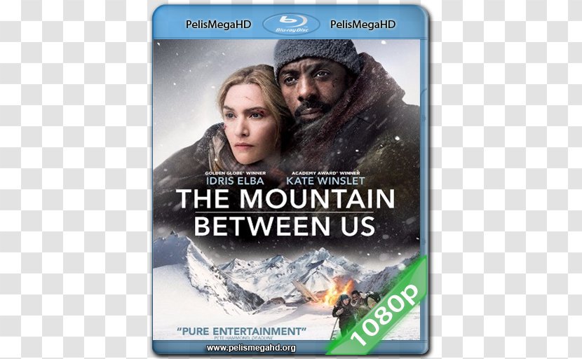 Idris Elba Kate Winslet The Mountain Between Us Blu-ray Disc Amazon.com - 2017 - Dvd Transparent PNG