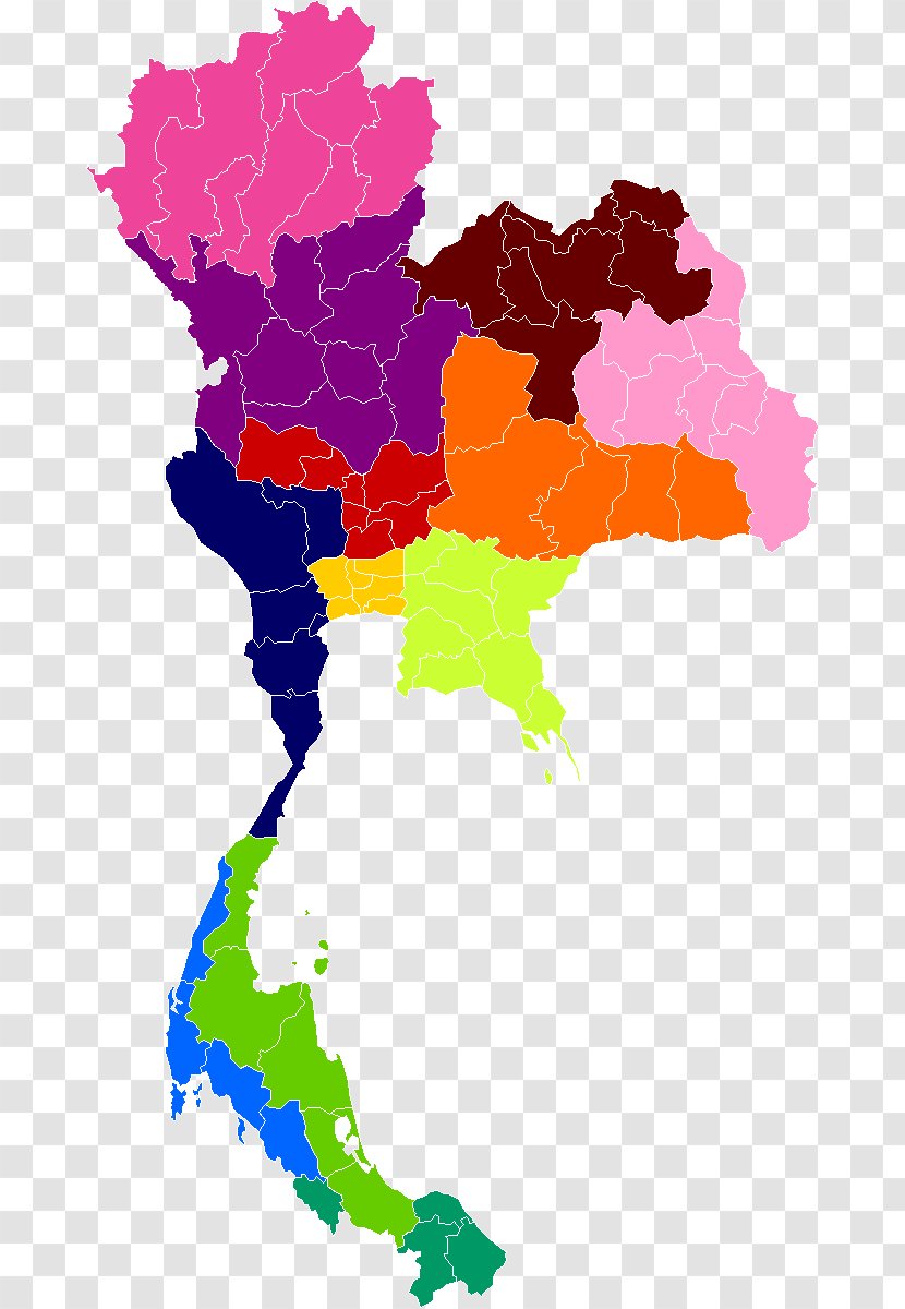 Thailand Next Thai General Election Map Transparent PNG