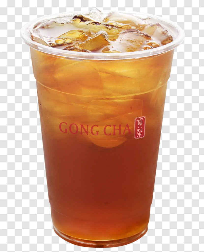Iced Tea Bubble Oolong Drink - Green Transparent PNG