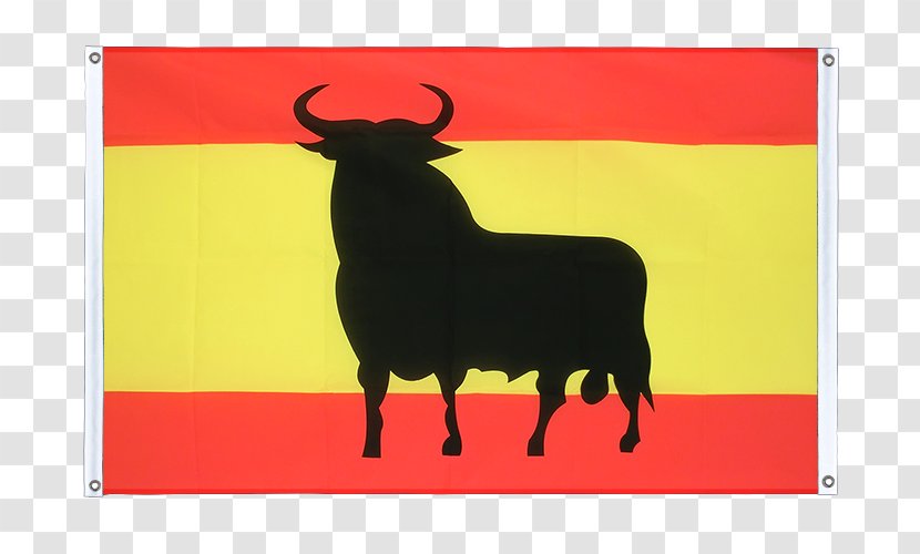 Flag Of Spain Spanish France - Cattle Like Mammal Transparent PNG