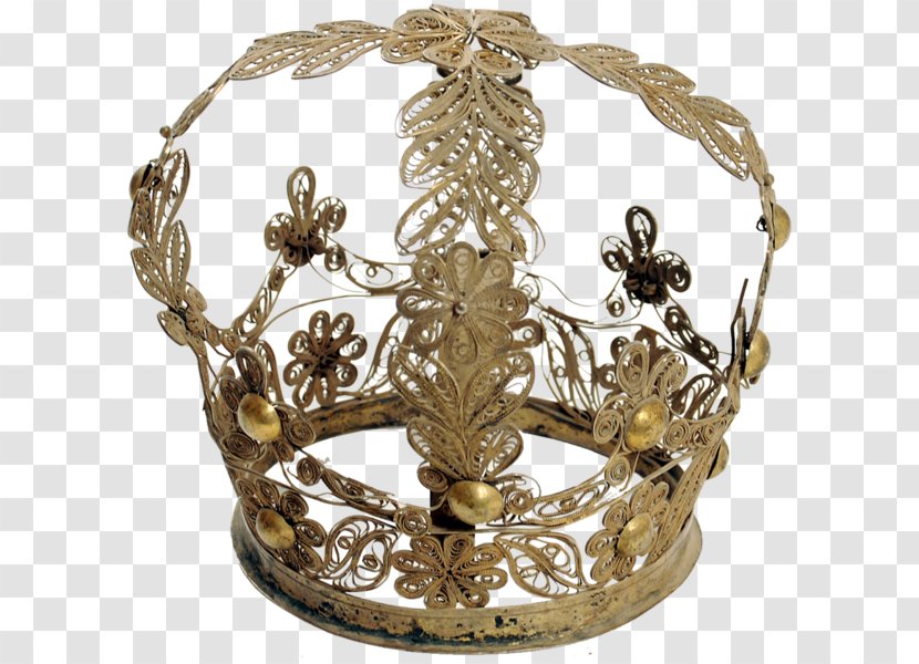 Brass 01504 Gold - Crown - Continental Material Transparent PNG