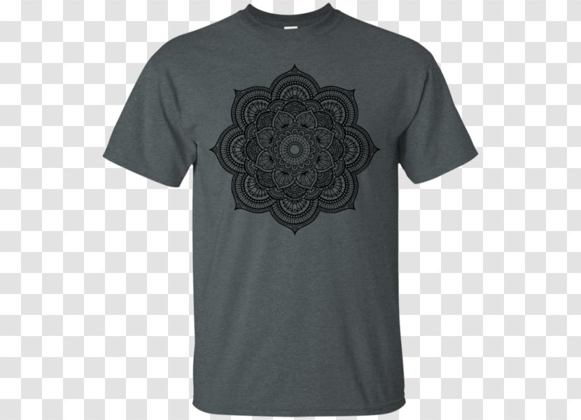 T-shirt Hoodie Clothing Gildan Activewear - T Shirt - Mandala Yoga Transparent PNG