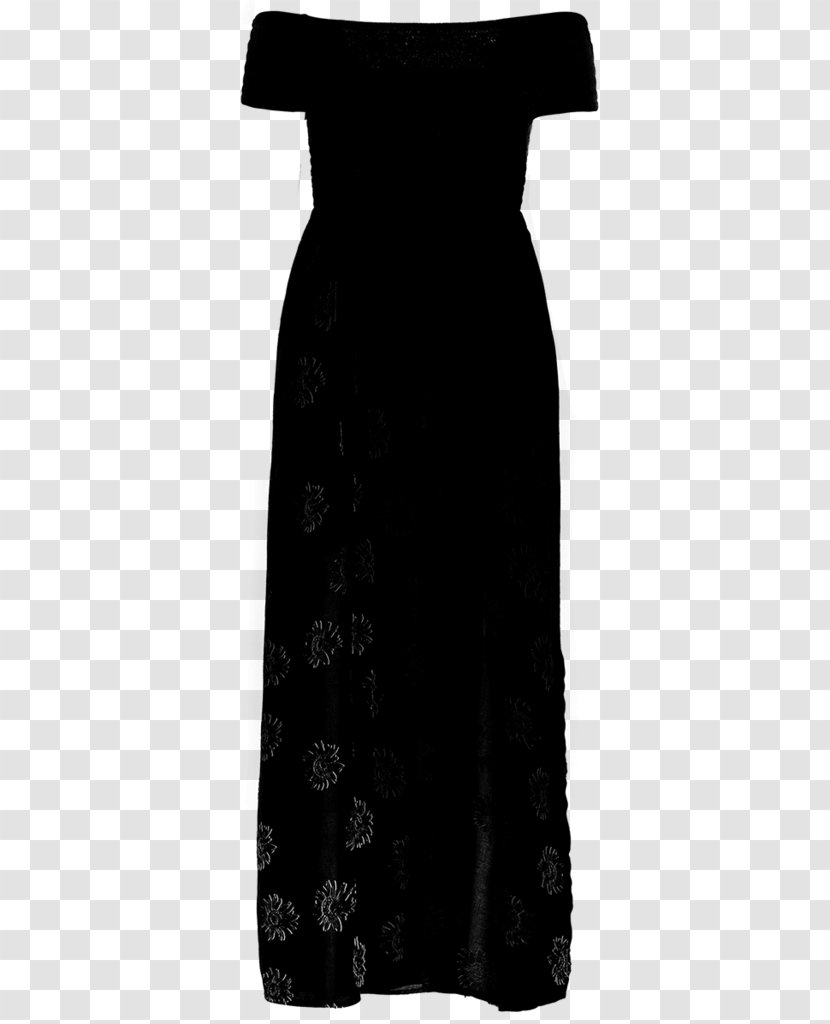 Dress Shoulder Sleeve Velvet Black M - Formal Wear Transparent PNG