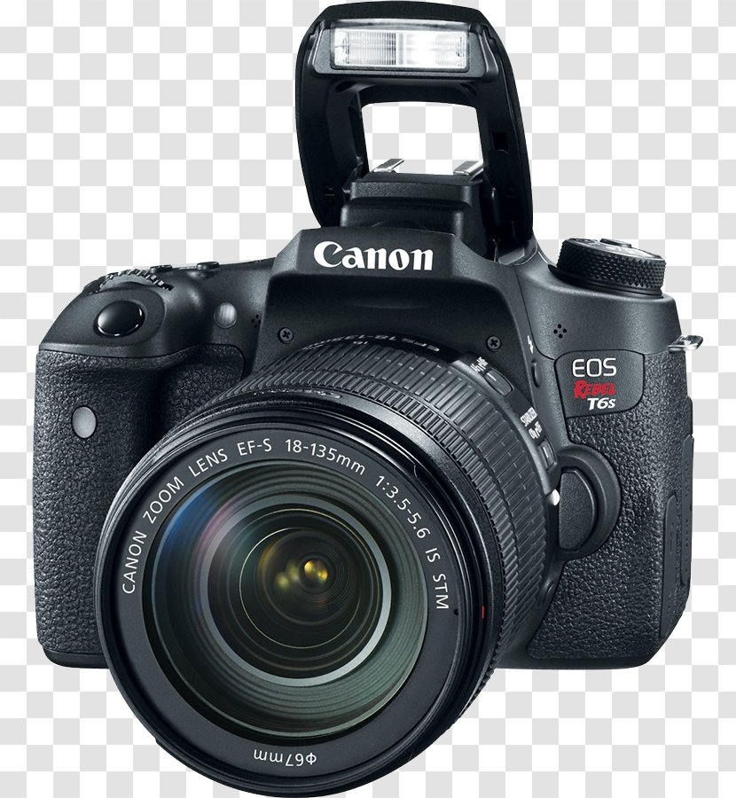 Canon EOS 760D 750D EF-S 18–135mm Lens Digital SLR Camera - Active Pixel Sensor Transparent PNG