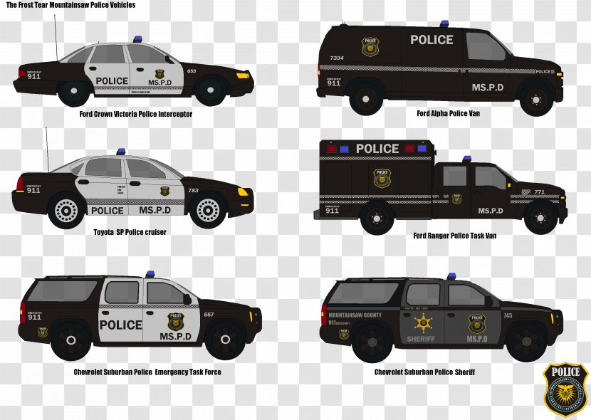 Police Car SWAT Vehicle Los Angeles Department - Brand - Trunk Transparent PNG