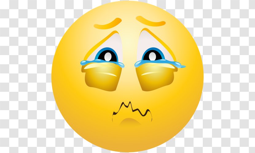 Smiley Face With Tears Of Joy Emoji Crying Clip Art - Facial Expression Transparent PNG