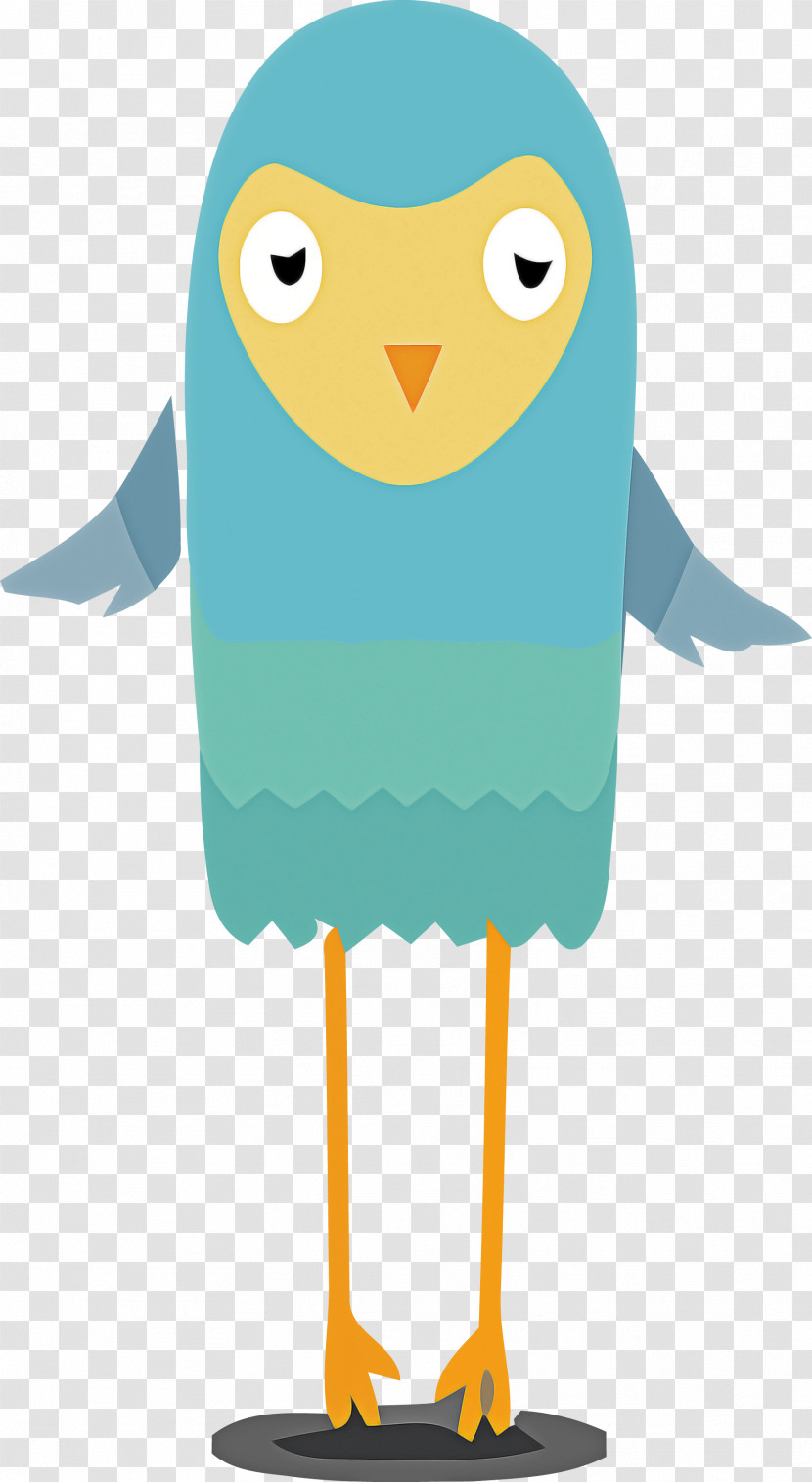 Cartoon Bird Owl Bird Of Prey Transparent PNG
