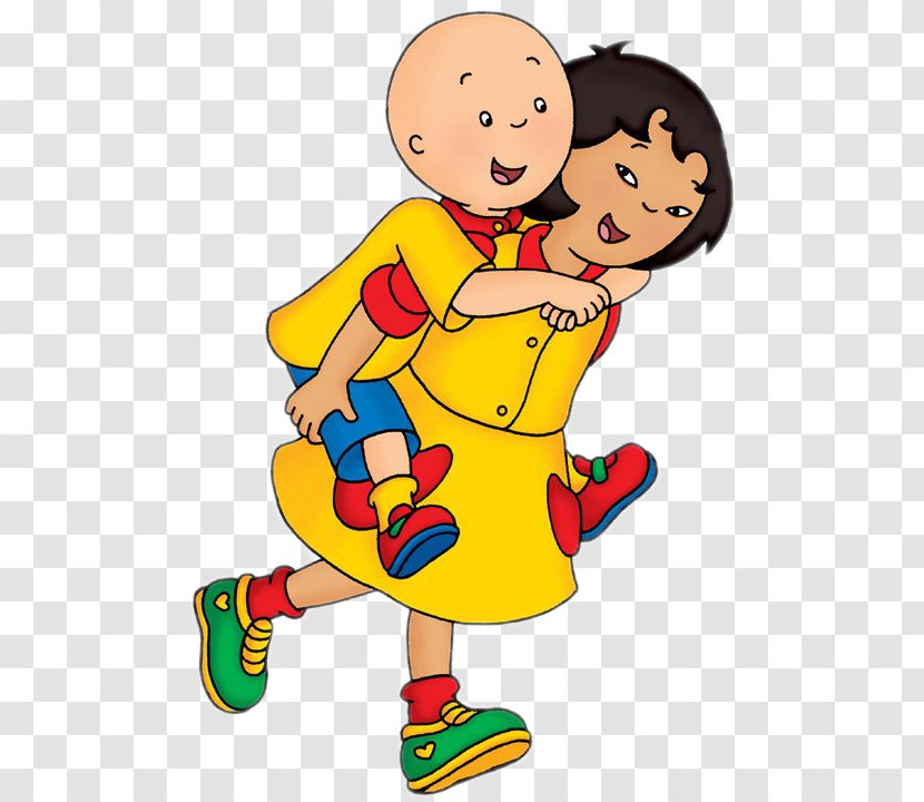 Image Caillou Misses Sarah And Gilbert PBS Kids - Silhouette - Friends Transparent PNG
