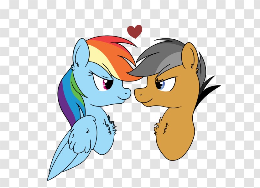 Canidae Horse Cat Dog - Fictional Character - Rainbow Heart Transparent PNG