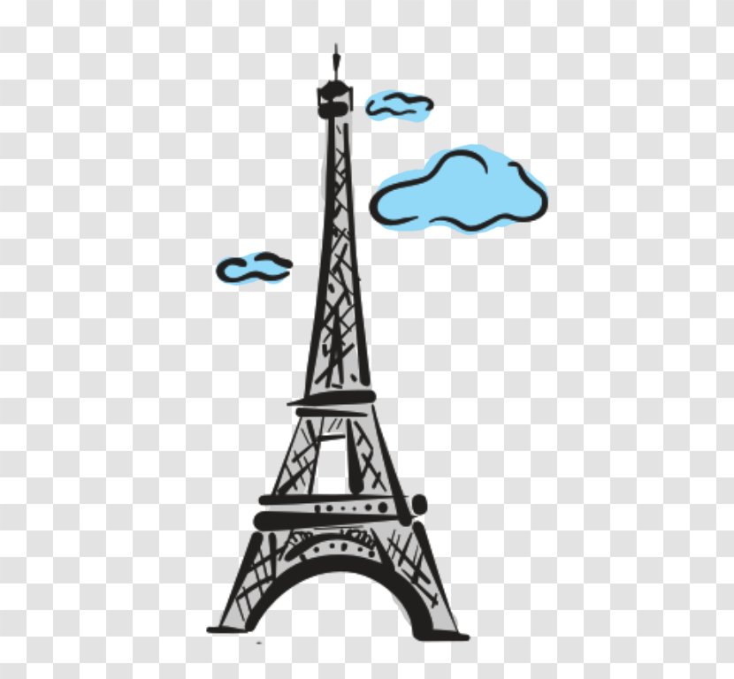 Eiffel Tower Landmark Wall Decal Clip Art Transparent PNG