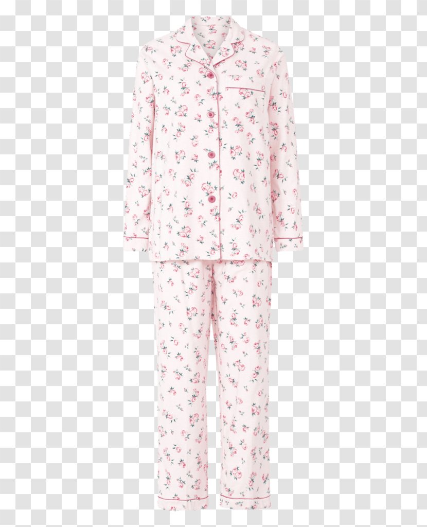 Pajamas Clothing Nightwear Sleeve Robe - Heart - Flower Transparent PNG