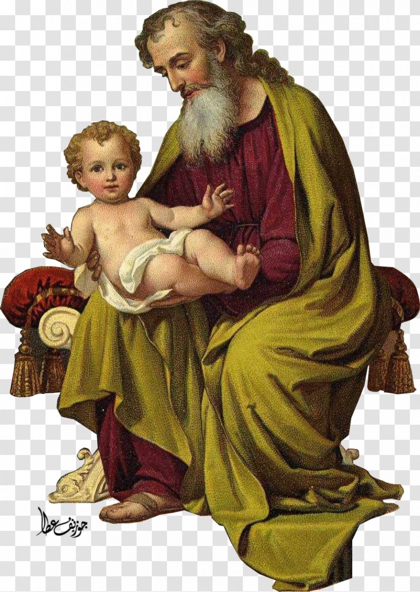 Novena To Saint Joseph Religion Holy Card - Fictional Character - Christianity Transparent PNG