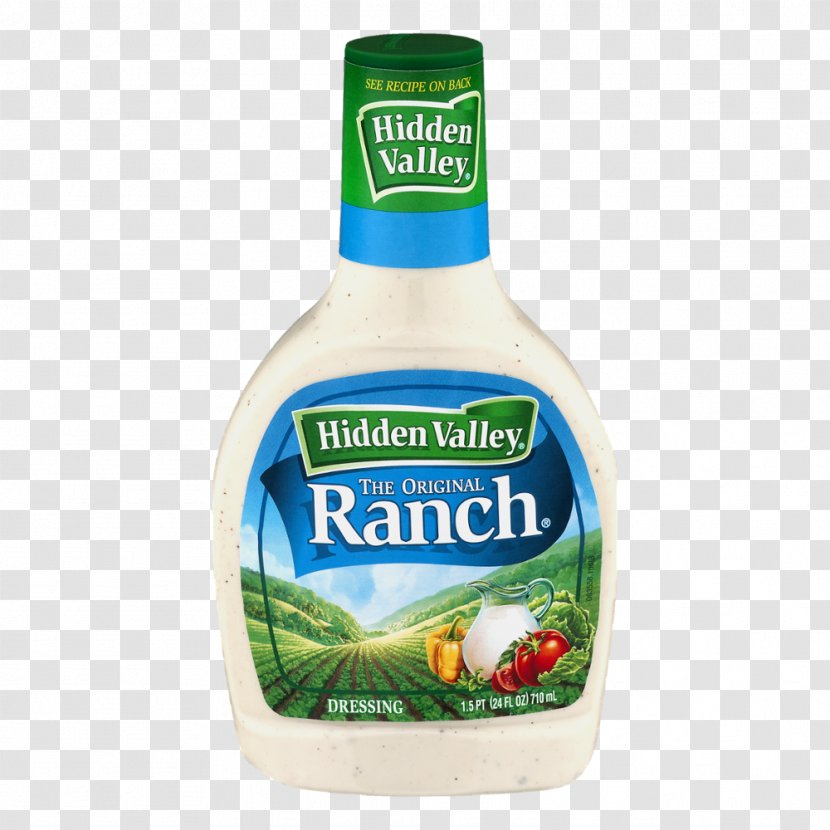 Ranch Dressing Buttermilk Newman's Own Salad Dipping Sauce - Condiment Transparent PNG