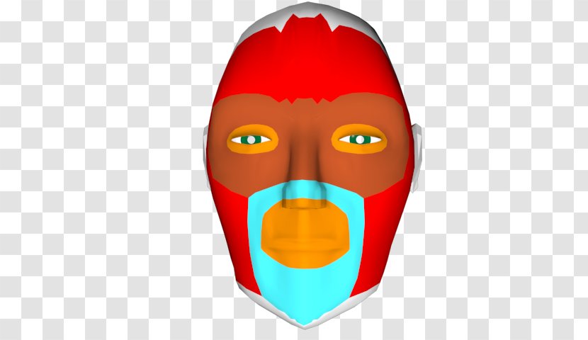 Mask Font Facebook - Low Poly Head Modeling Maya Transparent PNG