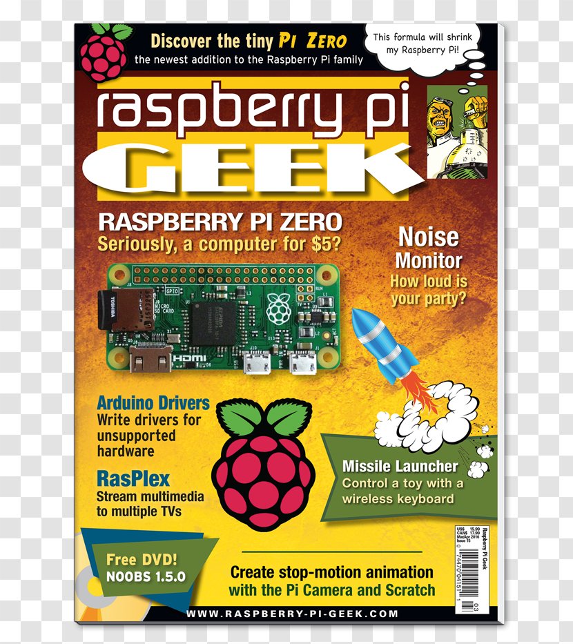 Raspberry Pi 3 Advertising Arduino Hackerspace - Geek - Watercolor Transparent PNG
